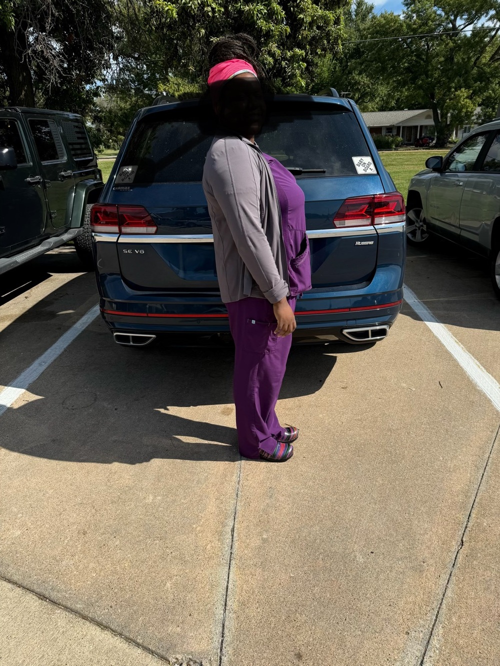 Women’s Purple Scrub